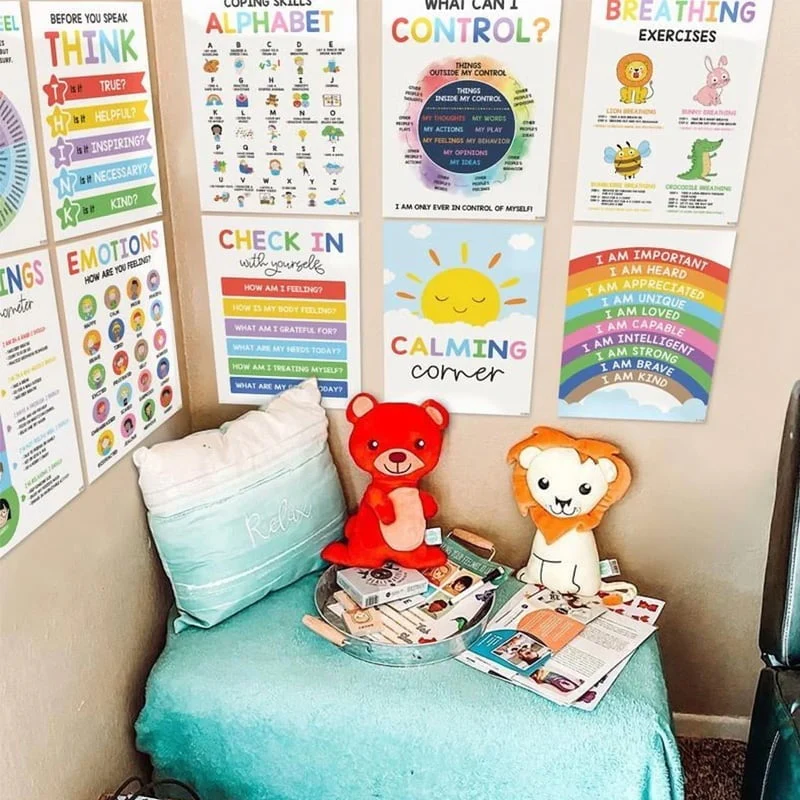 🧘‍♀️ Calming Corner Poster Set 🧠 - Image 9