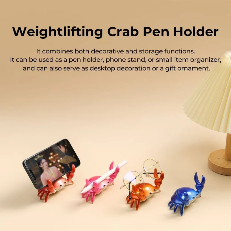 🦀 Crab Weightlifting Pen Holder - Image 10