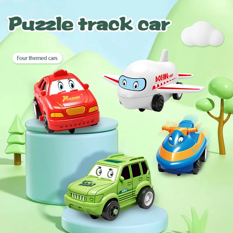🚗Creative play！DIY Assembling Electric Trolley - Image 2