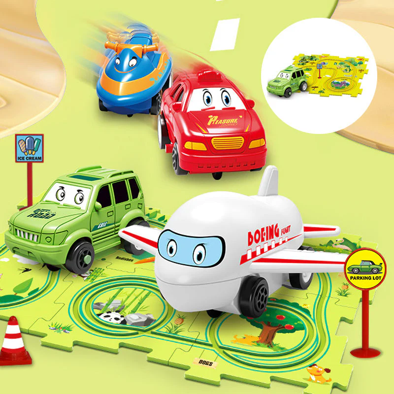 🚗Creative play！DIY Assembling Electric Trolley - Image 9