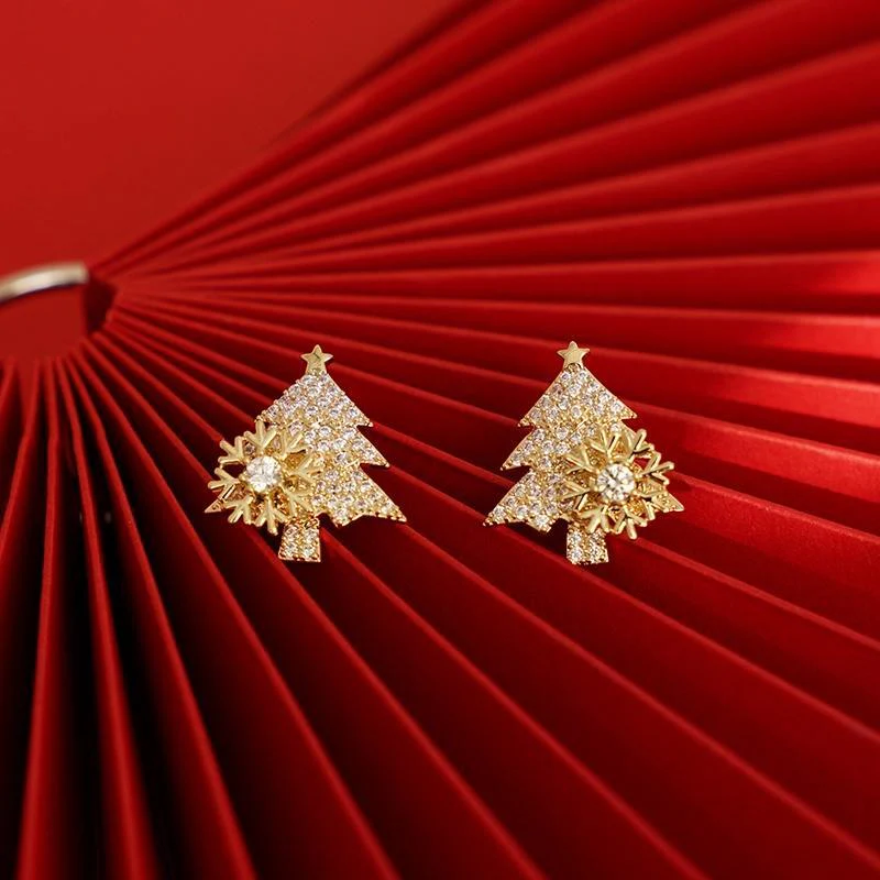 🎄EARLY CHRISTMAS SALE🎄 Rotatable Christmas tree earrings - Image 3