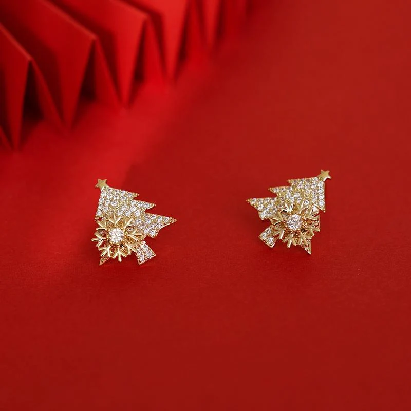 🎄EARLY CHRISTMAS SALE🎄 Rotatable Christmas tree earrings - Image 4