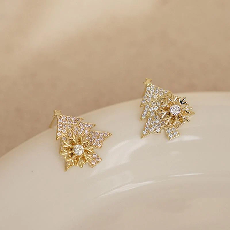 🎄EARLY CHRISTMAS SALE🎄 Rotatable Christmas tree earrings - Image 6