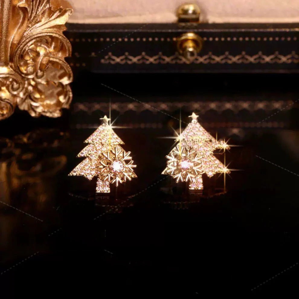 🎄EARLY CHRISTMAS SALE🎄 Rotatable Christmas tree earrings - Image 7