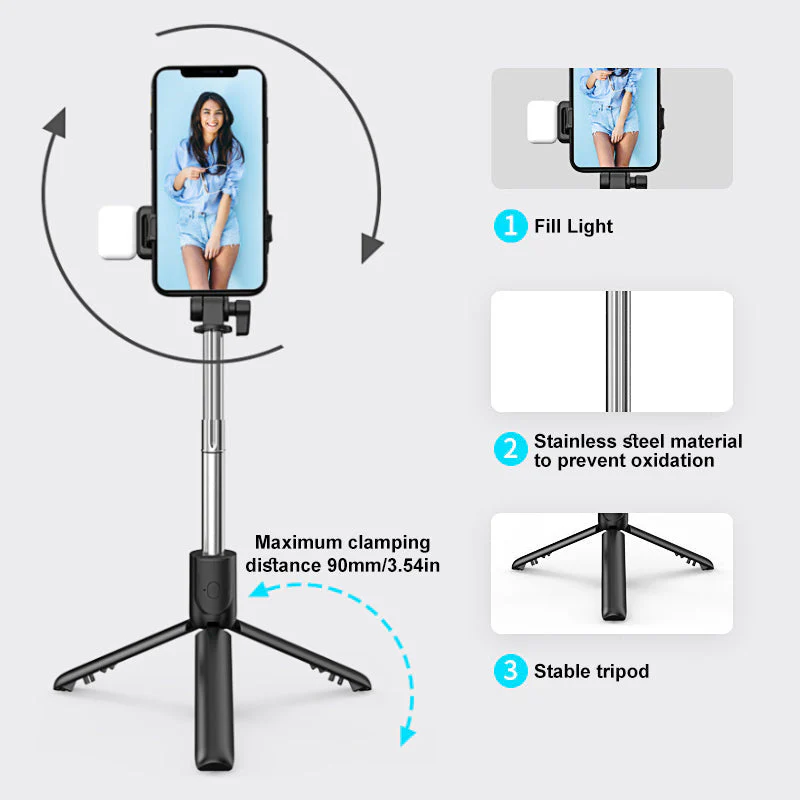 đ„HOT SALE 50% OFFđ„6 In 1 Wireless Bluetooth Selfie Stick - Image 12