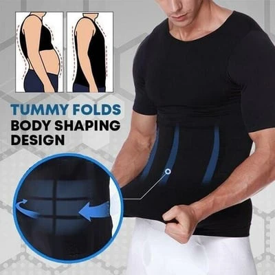 🔥HOT SALE 50% OFF🔥Men's Body Shaping Short Sleeve - Image 3