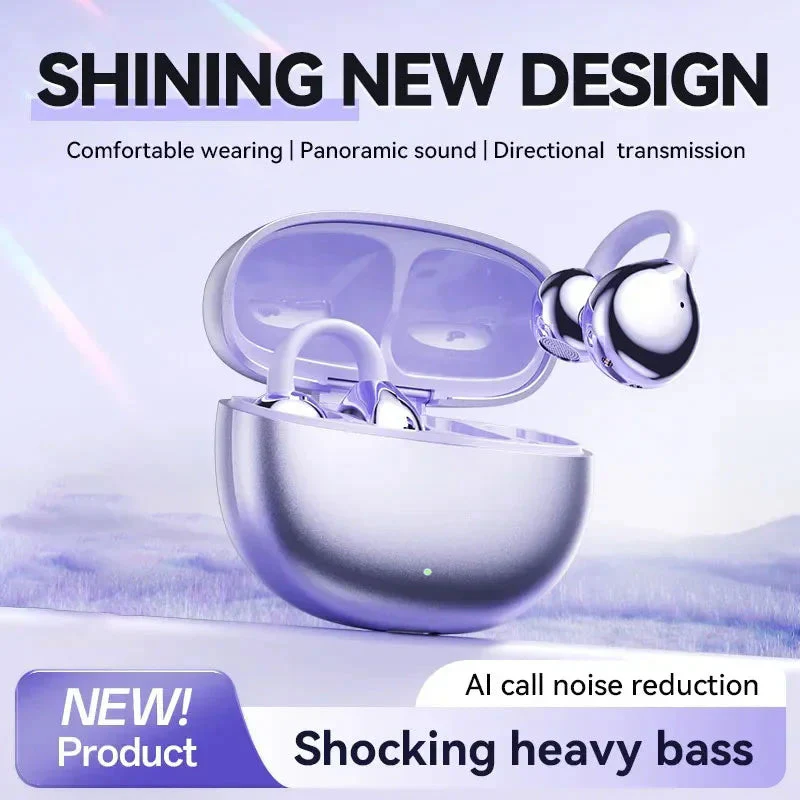 ✨AI Translation Open Ear Clip Bluetooth Headphone - Image 5