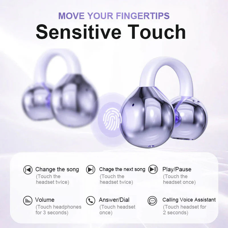 ✨AI Translation Open Ear Clip Bluetooth Headphone - Image 6