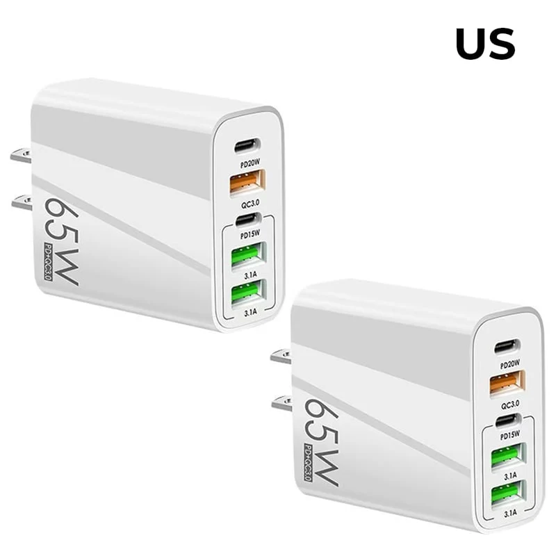 ✨Multi Port Adaptor 65W Fast Charger - US Standard - Image 15