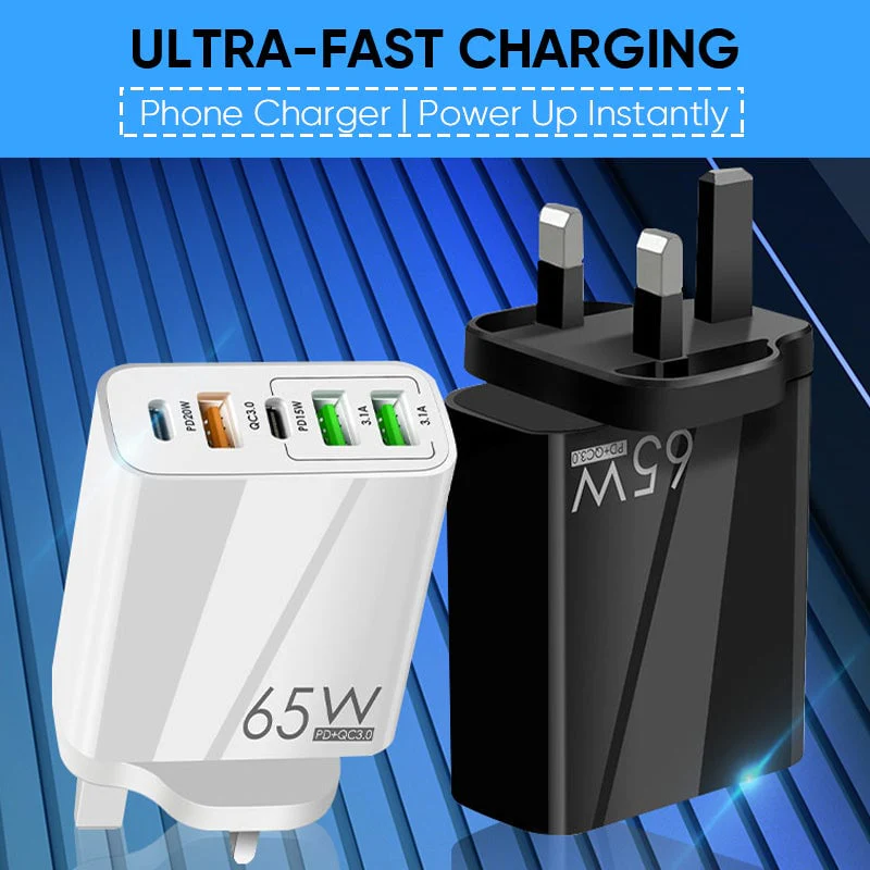 ✨Multi Port Adaptor 65W Fast Charger - US Standard - Image 2