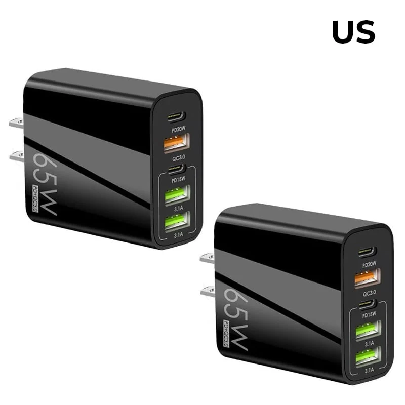 ✨Multi Port Adaptor 65W Fast Charger - US Standard - Image 7