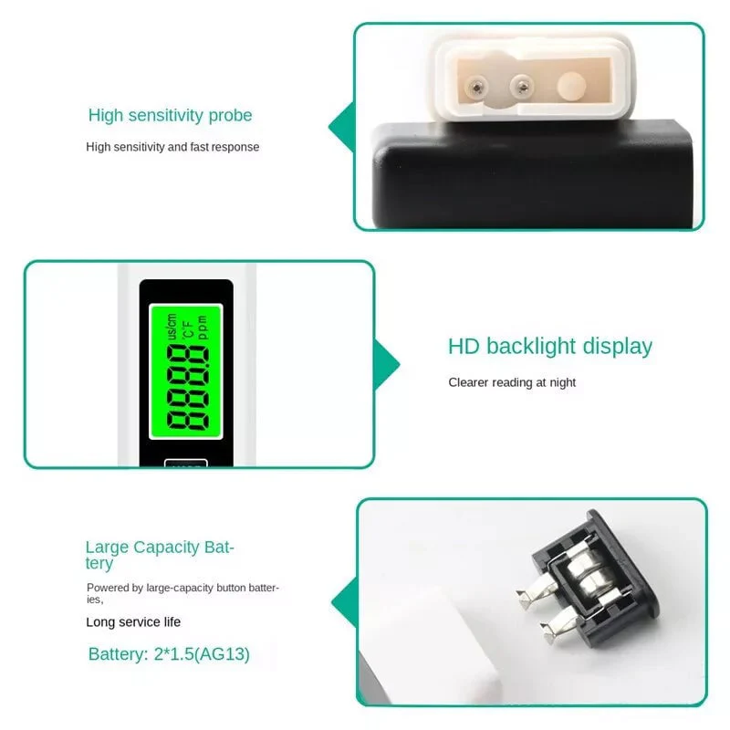 ✨New 4 in 1 Tds Meter Digital Water Tester - Image 10