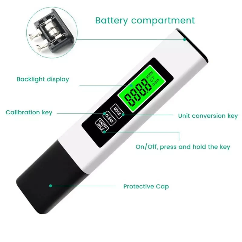 ✨New 4 in 1 Tds Meter Digital Water Tester - Image 5