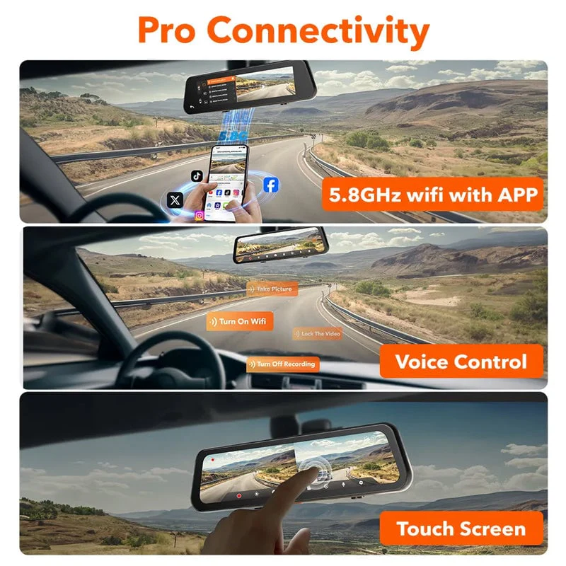 10" HD Multi-Function Touchscreen Car Recorder - Image 4