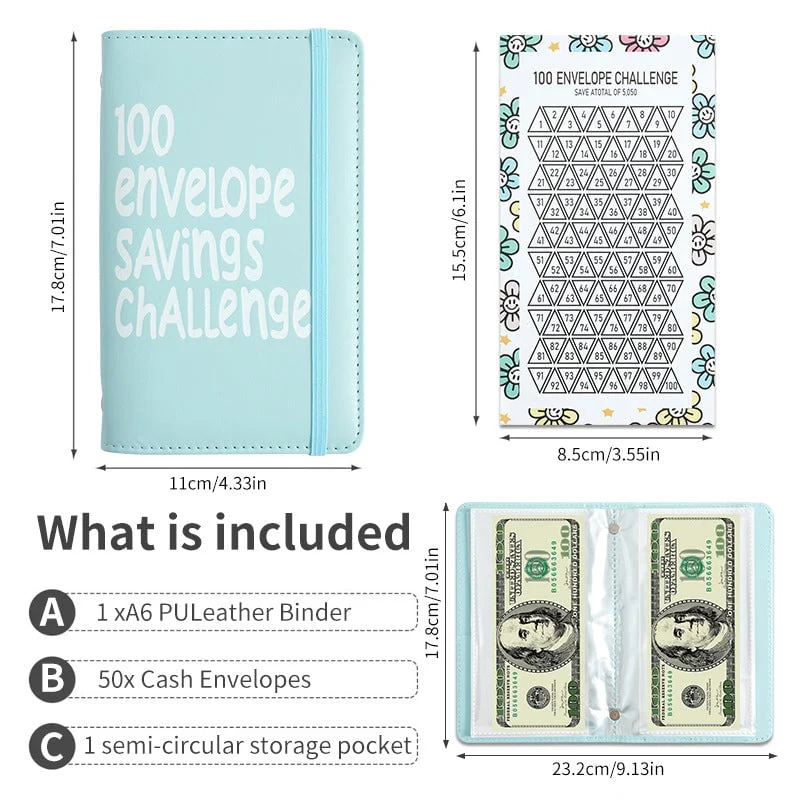 100 Days Money Saving Challenge Binder Set - Image 9
