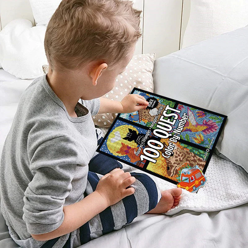 100 QUEST Color by Numbers Book - Image 6