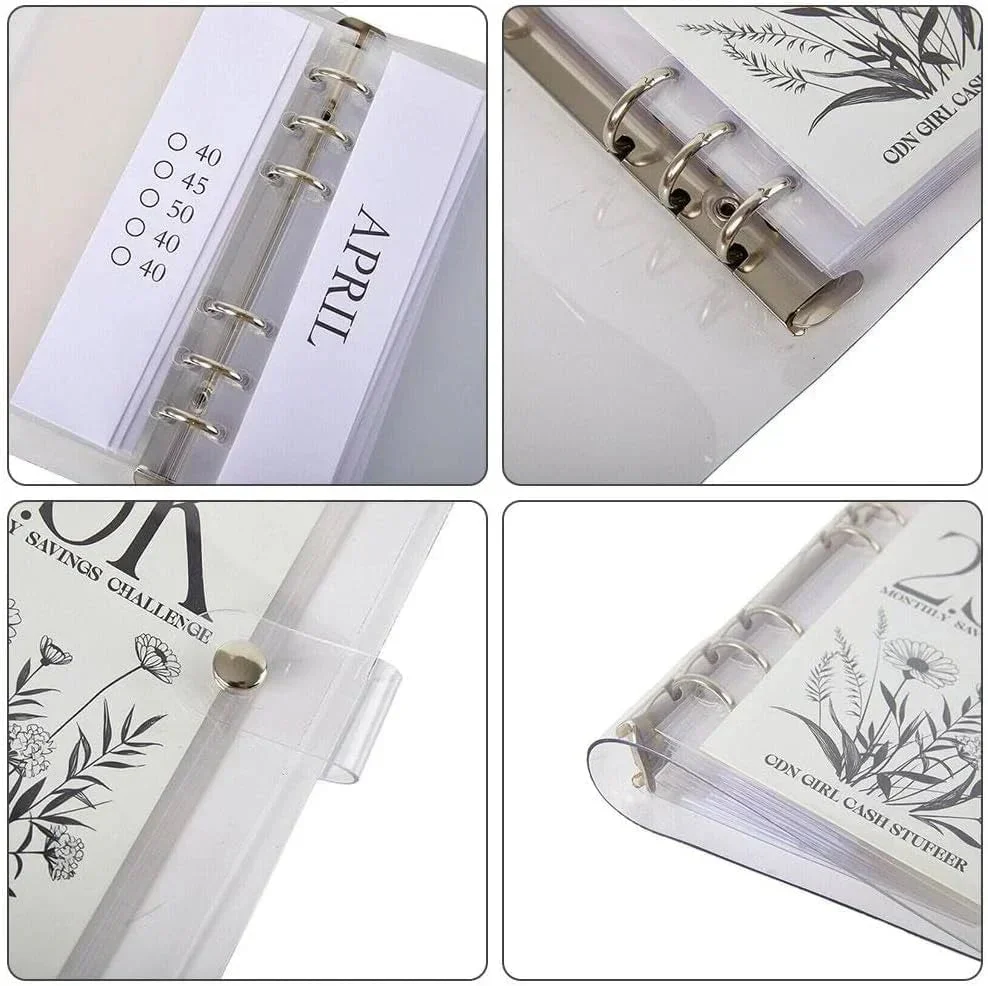 12-Month Envelopes Money Saving Challenge Binder - Image 4