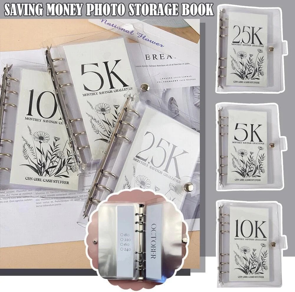 12-Month Envelopes Money Saving Challenge Binder - Image 5