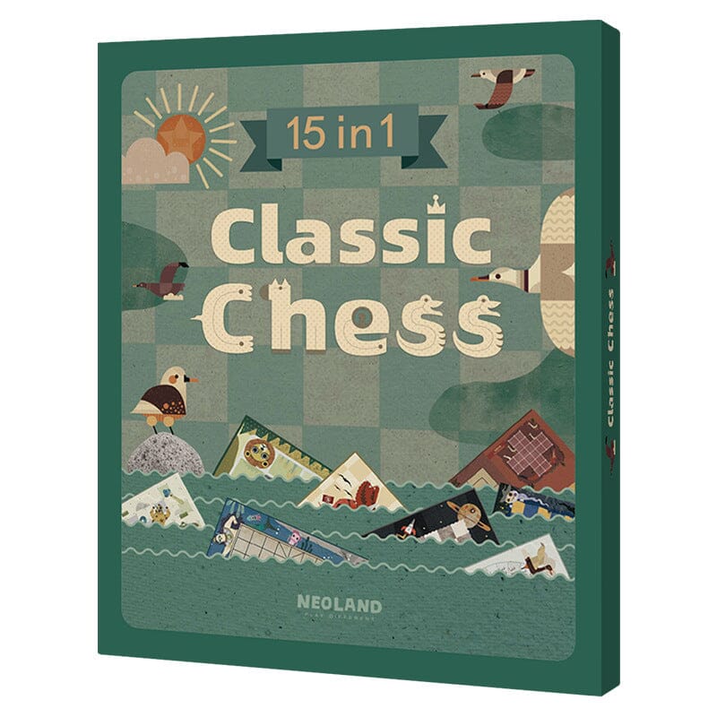 15-in-1 Multifunctional Book-Style Portable Chess Set - Image 16