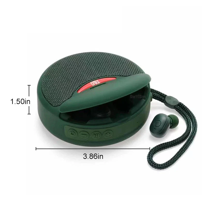 2 in 1 Portable Mini Audio with Bluetooth Headphones - Image 12