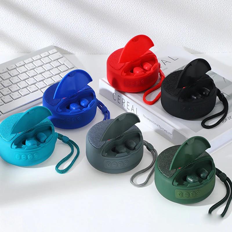 2 in 1 Portable Mini Audio with Bluetooth Headphones - Image 2