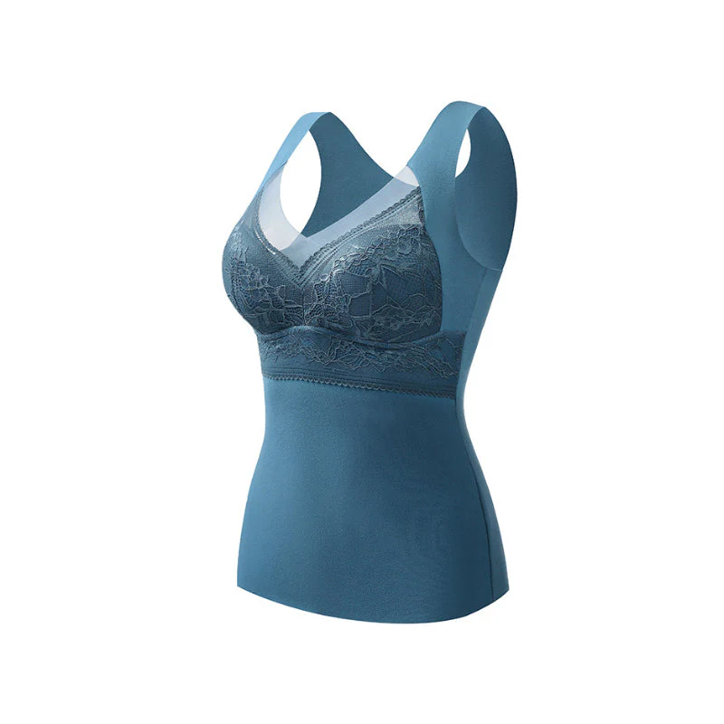 2-in-1 Built-in Bra Thermal Underwear - Image 19