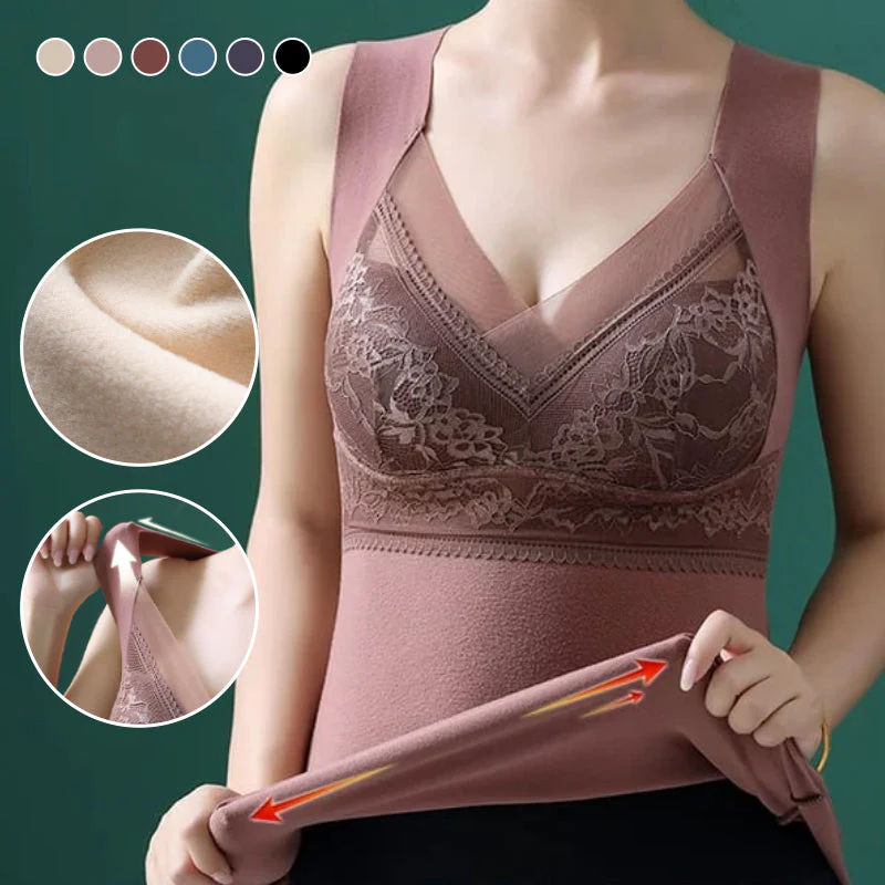 2-in-1 Built-in Bra Thermal Underwear - Image 2