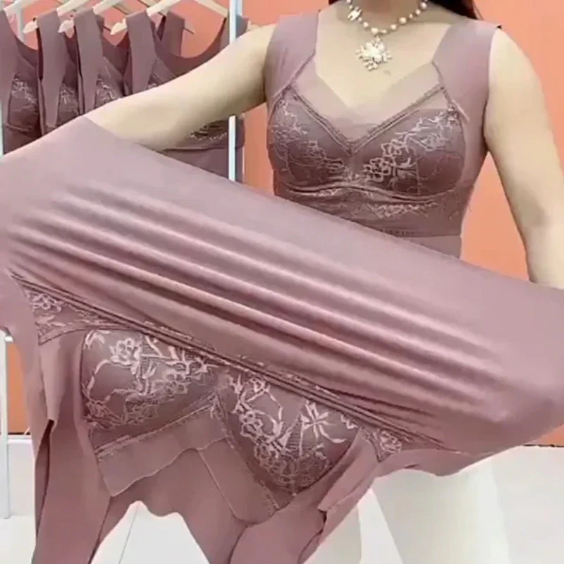 2-in-1 Built-in Bra Thermal Underwear - Image 9
