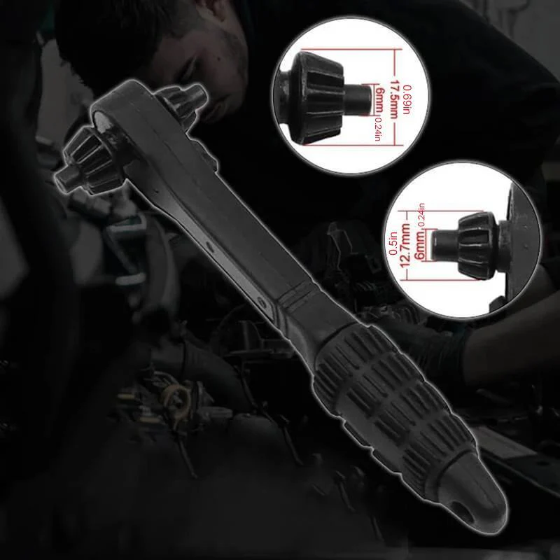 2 in 1 Drill Chuck Ratchet Spanner - Image 8