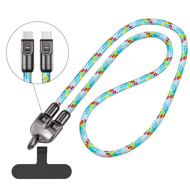 2-in-1 Fast Charging Data Cable ＆ Phone Lanyard - Image 13