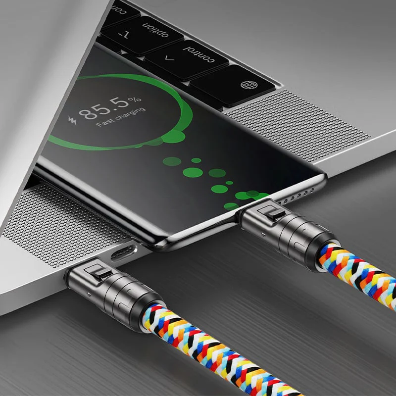 2-in-1 Fast Charging Data Cable ＆ Phone Lanyard - Image 2