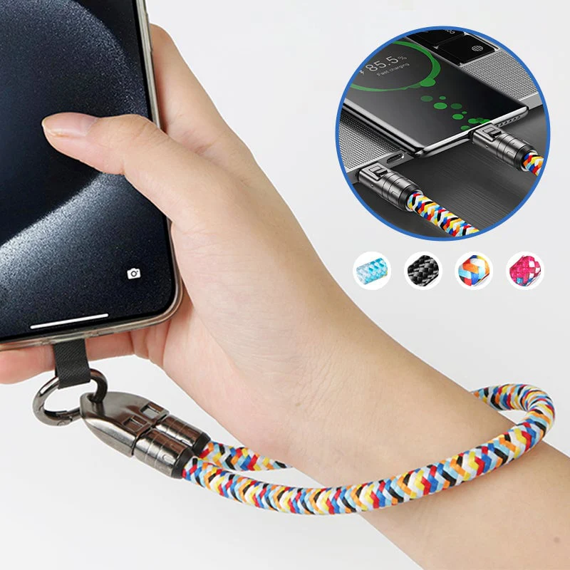 2-in-1 Fast Charging Data Cable ＆ Phone Lanyard - Image 8