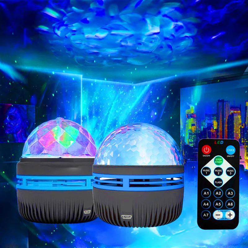 2 in 1 Northern Lights and Ocean Wave Projector - Image 10