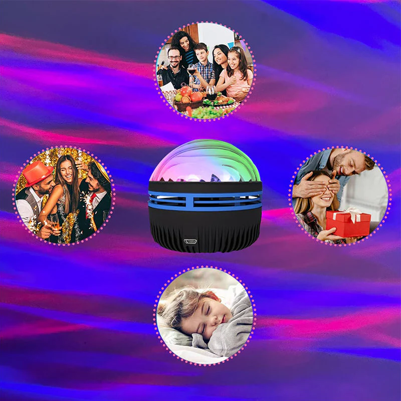 2 in 1 Northern Lights and Ocean Wave Projector - Image 2