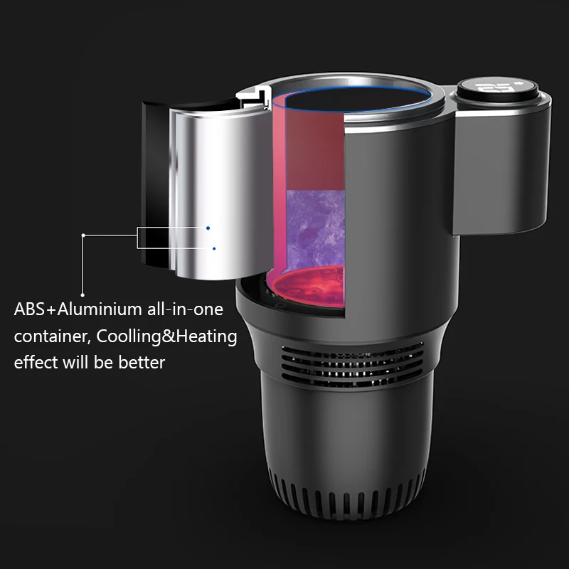 2-in-1 Smart Car Cup Warmer Cooler - Image 6