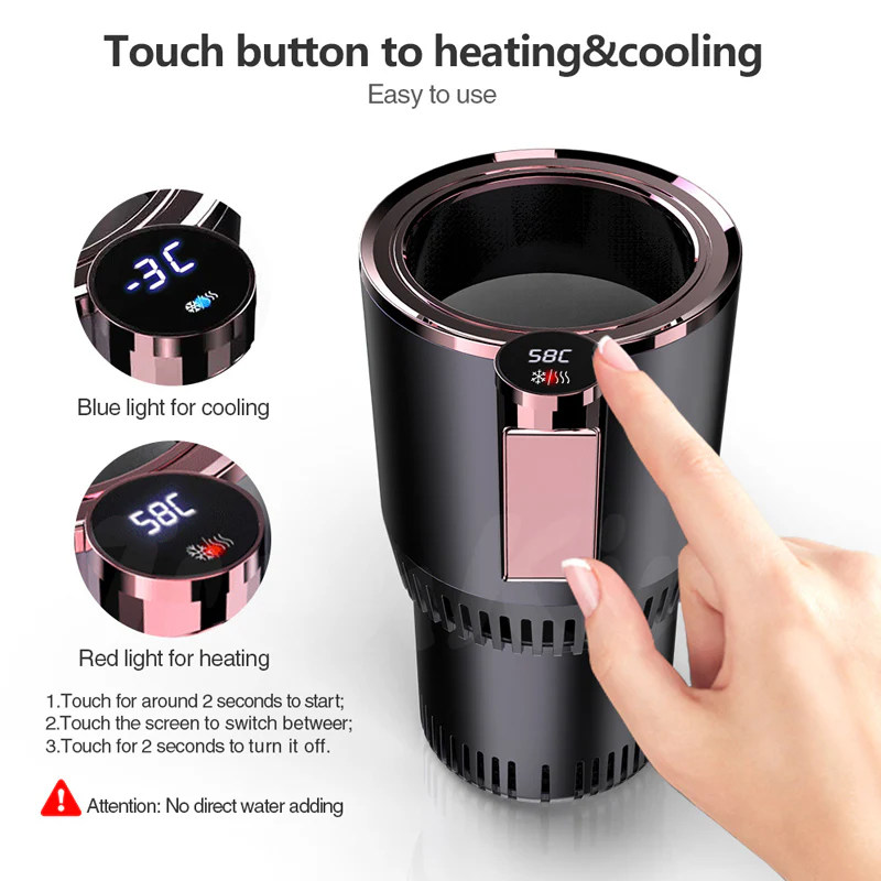 2-in-1 Smart Car Cup Warmer Cooler - Image 9