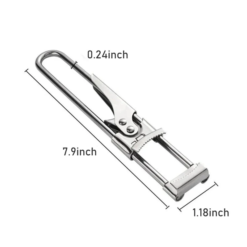 2 PCs Adjustable Stainless Steel Can Openers - Image 8