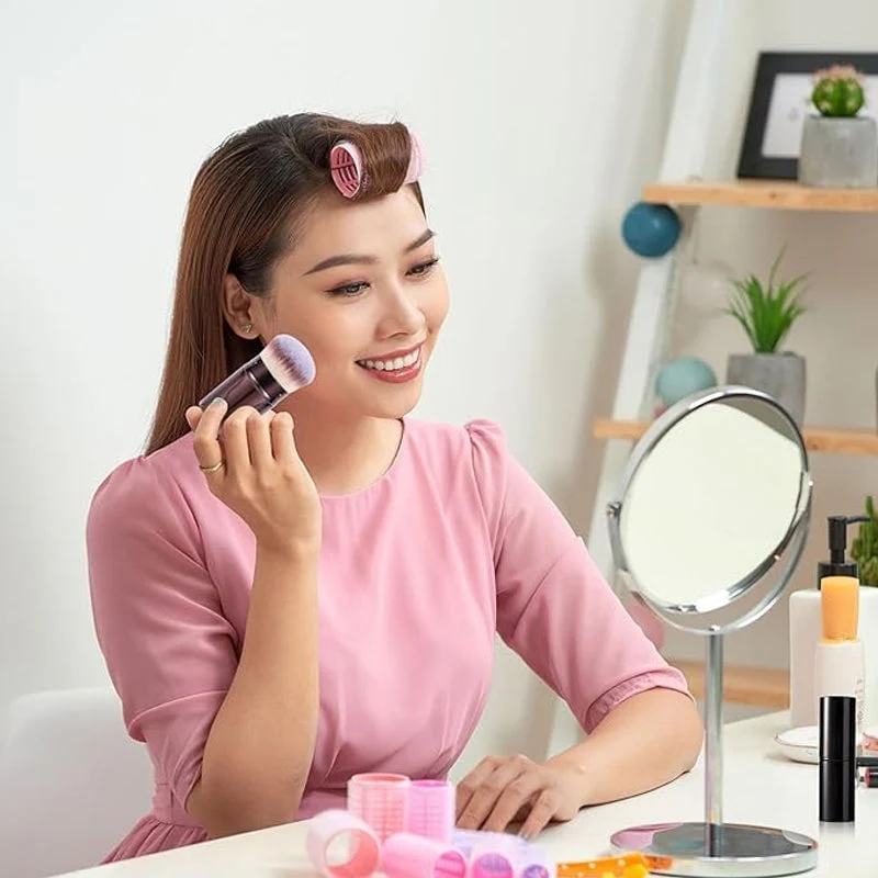 20-piece coffee-coloured makeup brush set - Image 5