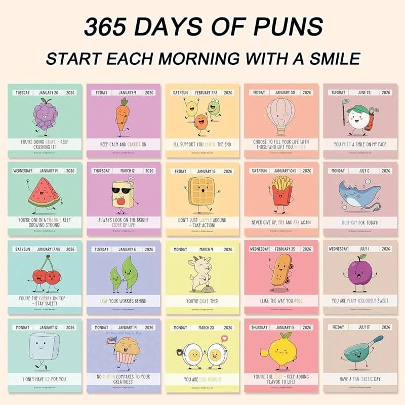 2026 Fun and Inspirational Desktop Calendar - Image 10