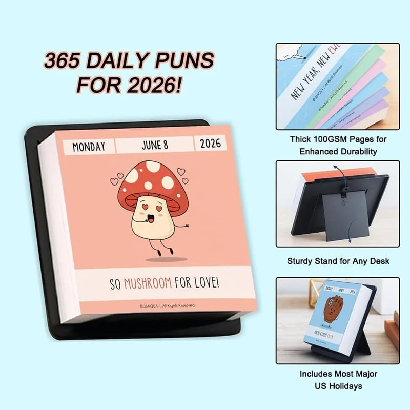 2026 Fun and Inspirational Desktop Calendar - Image 6