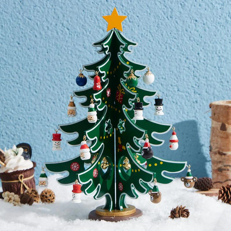 24 Days Countdown Calendar with Christmas Tree 24 PCS Ornaments - Image 11