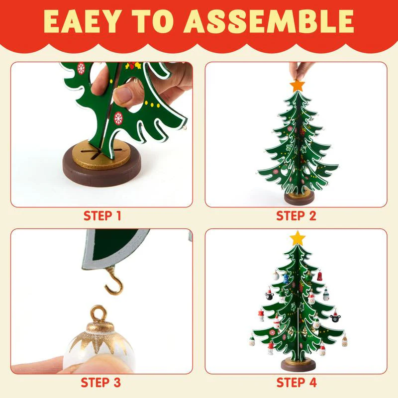 24 Days Countdown Calendar with Christmas Tree 24 PCS Ornaments - Image 7