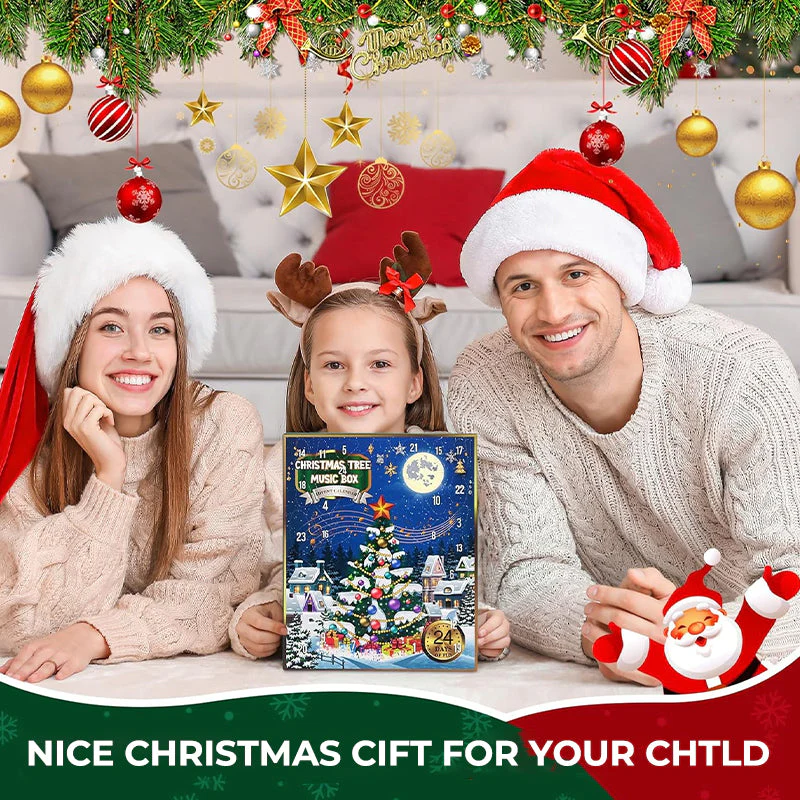 24 Days Countdown Calendar with Christmas Tree 24 PCS Ornaments - Image 8