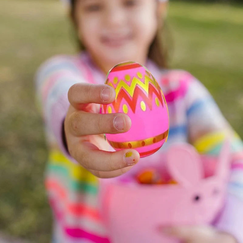 24 Pack Prefilled Easter Eggs with Squeeze Toys - Image 8