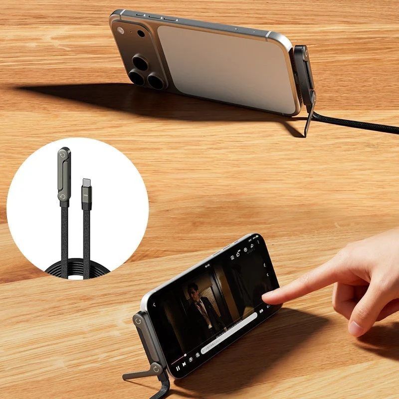 240W Ultra-Fast Charging Cable with Stand - Image 2