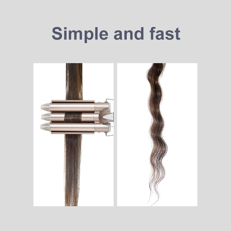 3 Barrel Wave Hair Curling Wand - Image 2