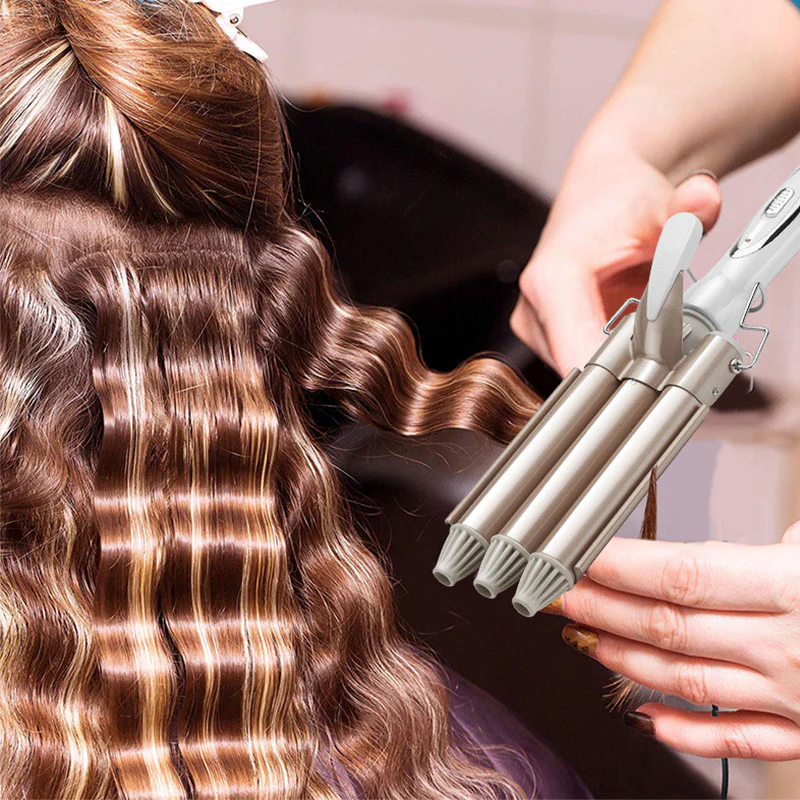 3 Barrel Wave Hair Curling Wand - Image 5