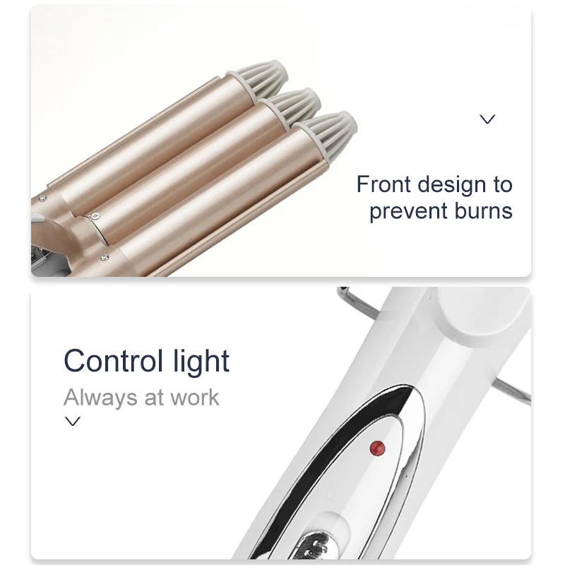 3 Barrel Wave Hair Curling Wand - Image 6