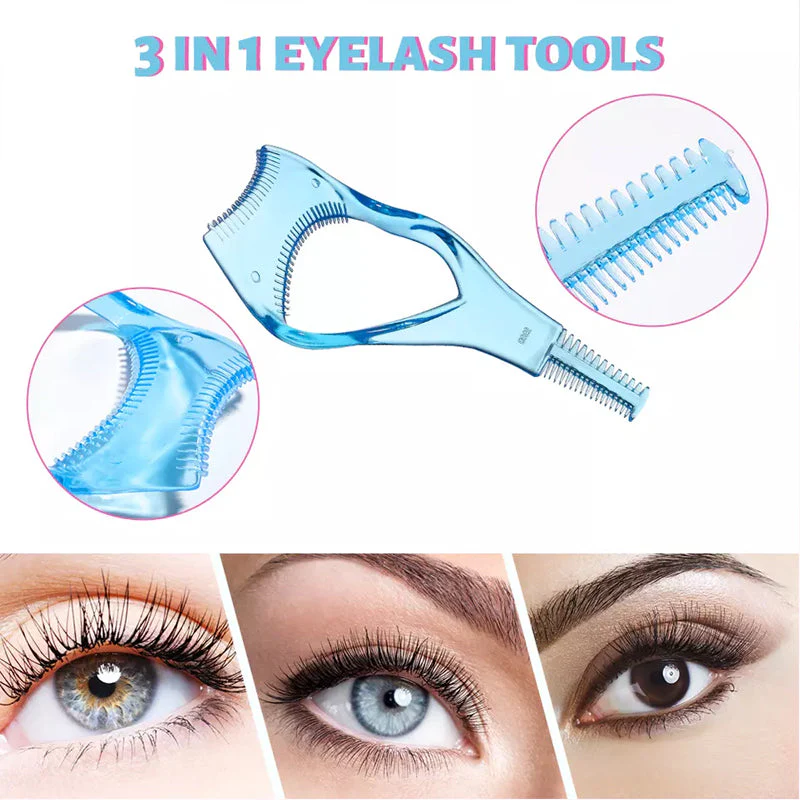 3 in 1 Eyelashes Tools Mascara Shield Applicator Guard - Image 7