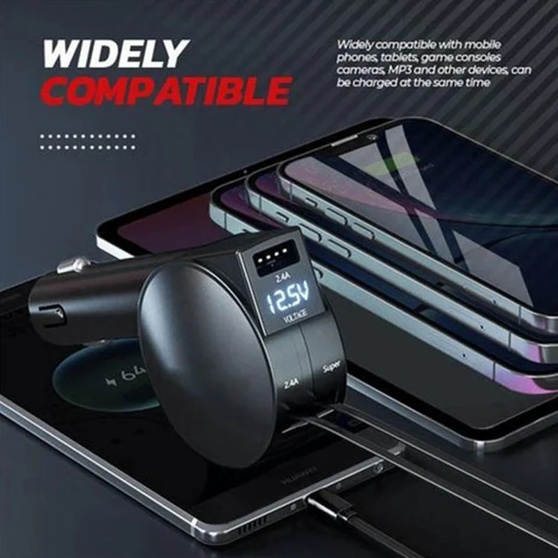 3-in-1 Fast Car Charger - Image 3